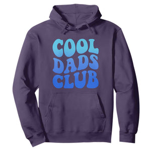 Cool Dads Club Blue Typography Hoodie Fathers Day Gift TS12 Purple Print Your Wear