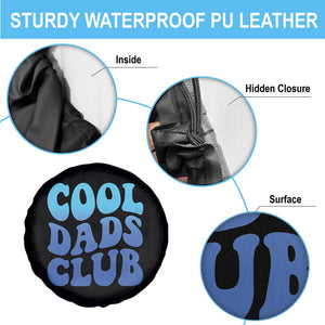 Cool Dads Club Blue Typography Spare Tire Cover Fathers Day Gift TS12 Print Your Wear