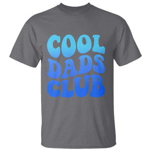Cool Dads Club Blue Typography T Shirt Fathers Day Gift TS12 Charcoal Print Your Wear