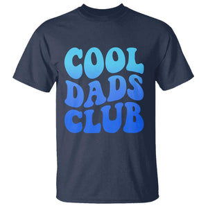 Cool Dads Club Blue Typography T Shirt Fathers Day Gift TS12 Navy Print Your Wear