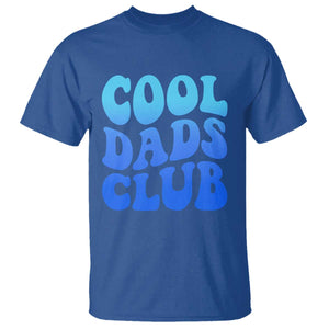 Cool Dads Club Blue Typography T Shirt Fathers Day Gift TS12 Royal Blue Print Your Wear