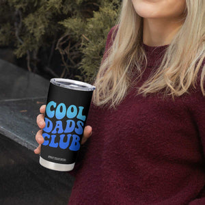 Cool Dads Club Blue Typography Tumbler Cup Fathers Day Gift TS12 Print Your Wear