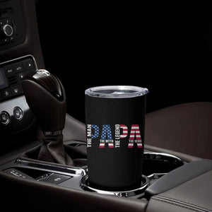 Vintage American Flag Papa The Man The Myth The Legend Tumbler Cup Fathers Day Gift TS12 Print Your Wear