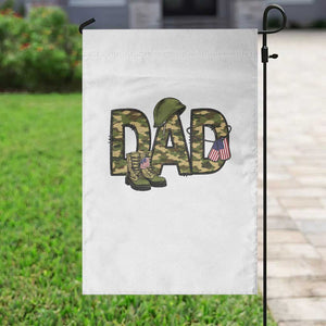 Proud Army Dad USA Flag Camo Garden Flag Fathers Day Gift TS12 Print Your Wear
