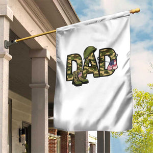 Proud Army Dad USA Flag Camo Garden Flag Fathers Day Gift TS12 Print Your Wear