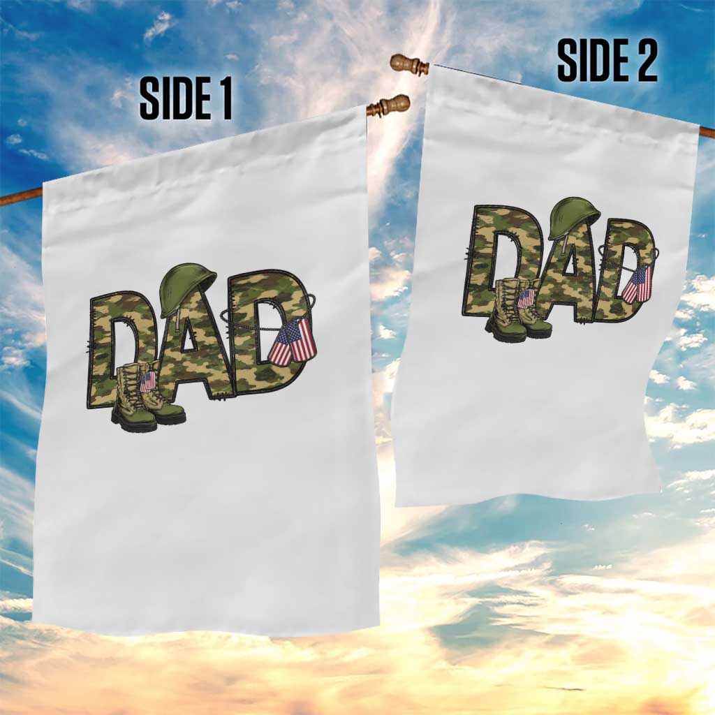 Proud Army Dad USA Flag Camo Garden Flag Fathers Day Gift TS12 Print Your Wear