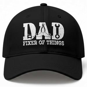 Handyman Dad Fixer Of Everything Baseball Cap Funny Garage Papa TS12 Print Your Wear
