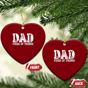 Handyman Dad Fixer Of Everything Ceramic Ornament Funny Garage Papa TS12 Print Your Wear