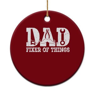 Handyman Dad Fixer Of Everything Ceramic Ornament Funny Garage Papa TS12 1pc Red Print Your Wear