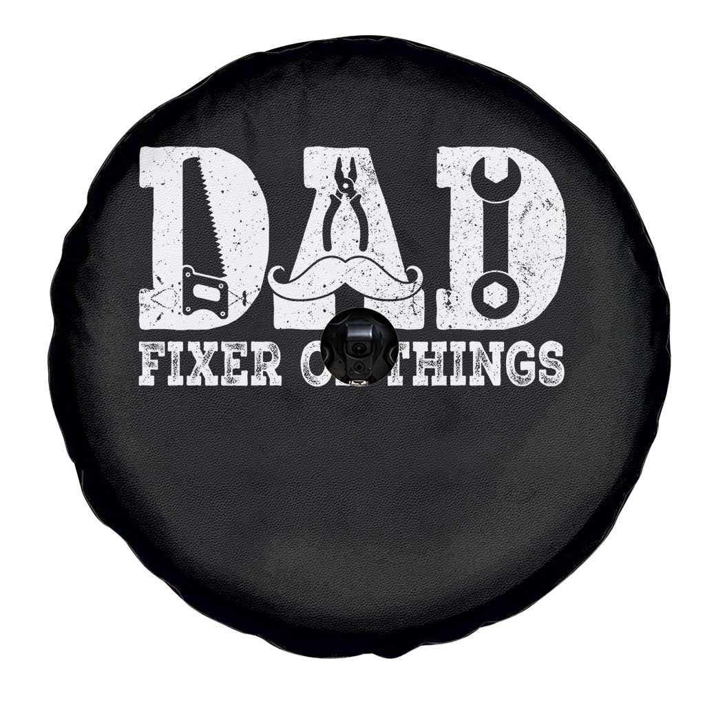 Handyman Dad Fixer Of Everything Spare Tire Cover Funny Garage Papa TS12 Print Your Wear