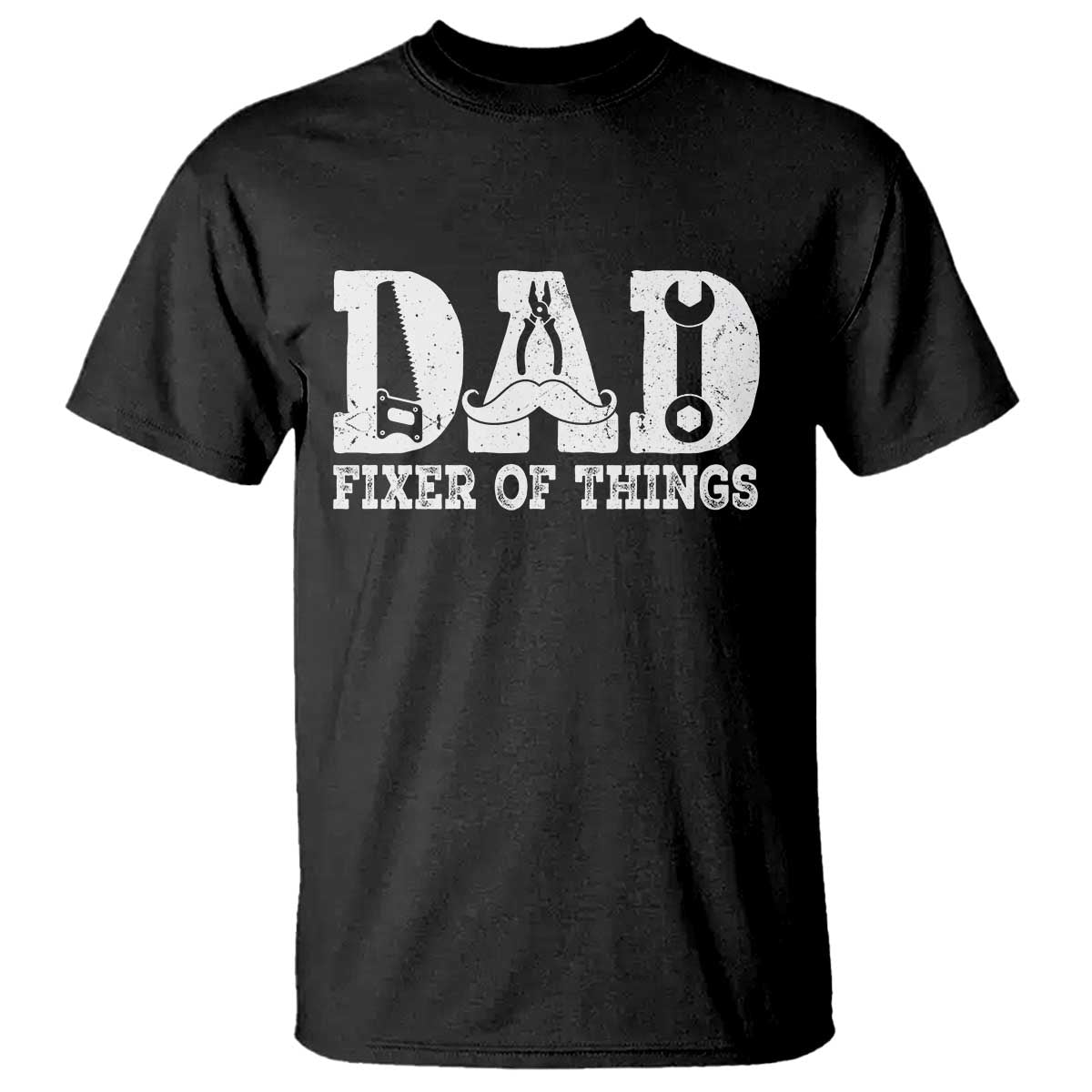 Handyman Dad Fixer Of Everything T Shirt Funny Garage Papa TS12 Black Print Your Wear