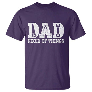 Handyman Dad Fixer Of Everything T Shirt Funny Garage Papa TS12 Purple Print Your Wear