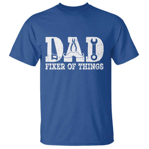 Handyman Dad Fixer Of Everything T Shirt Funny Garage Papa TS12 Royal Blue Print Your Wear