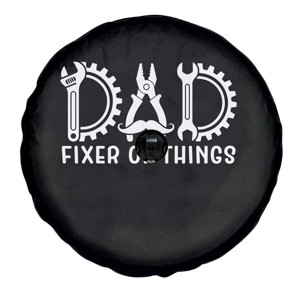 Dad Fixer Of Everything Garage Life Spare Tire Cover Auto Mechanic Fathers Day Gift TS12 Print Your Wear
