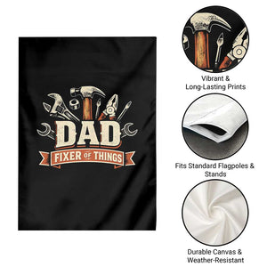 Mechanic Dad Fixer Of All Things Garden Flag Funny Auto Repair Fathers Day TS12 Print Your Wear