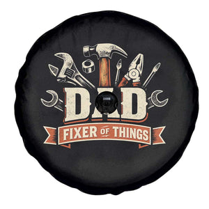 Mechanic Dad Fixer Of All Things Spare Tire Cover Funny Auto Repair Fathers Day TS12 Print Your Wear