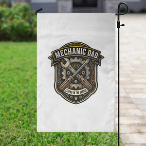 Mechanic Dad Legend In The Garage Garden Flag Funny Auto Repair Fathers Day Gift TS12 Print Your Wear