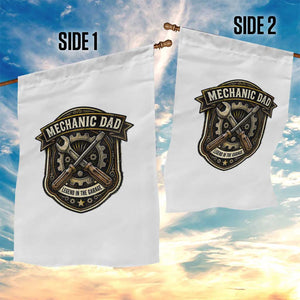 Mechanic Dad Legend In The Garage Garden Flag Funny Auto Repair Fathers Day Gift TS12 Print Your Wear