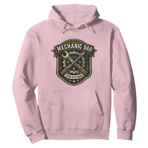 Mechanic Dad Legend In The Garage Hoodie Funny Auto Repair Fathers Day Gift TS12 Light Pink Print Your Wear