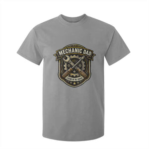 Mechanic Dad Legend In The Garage T Shirt For Kid Funny Auto Repair Fathers Day Gift TS12 Sport Gray Print Your Wear