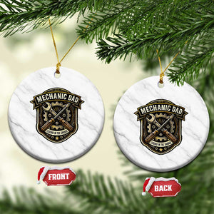 Mechanic Dad Legend In The Garage Ceramic Ornament Funny Auto Repair Fathers Day Gift TS12 1pc White Marble Print Your Wear