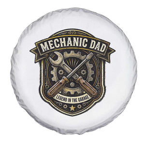 Mechanic Dad Legend In The Garage Spare Tire Cover Funny Auto Repair Fathers Day Gift TS12 Print Your Wear