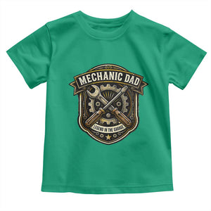 Mechanic Dad Legend In The Garage Toddler T Shirt Funny Auto Repair Fathers Day Gift TS12 Irish Green Print Your Wear