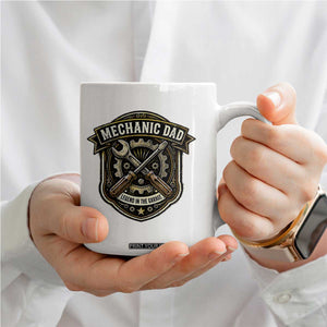 Mechanic Dad Legend In The Garage Coffee Mug Funny Auto Repair Fathers Day Gift TS12 Print Your Wear