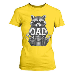 Funny Raccoon Dad Mechanic T Shirt For Women Trash Panda Fathers Day Gift TS12 Daisy Print Your Wear