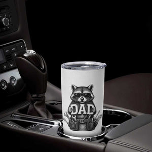 Funny Raccoon Dad Mechanic Tumbler Cup Trash Panda Fathers Day Gift TS12 Print Your Wear