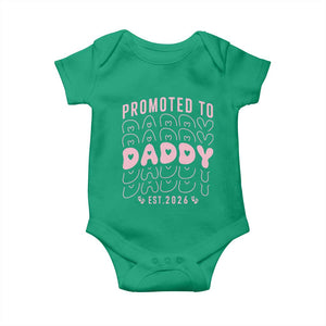 Promoted To Daddy 2026 New Girl Dad Baby Onesie First Time Fathers Day Gift TS12 Irish Green Print Your Wear