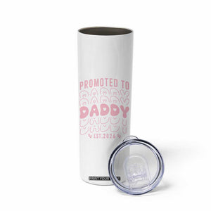 Promoted To Daddy 2026 New Girl Dad Skinny Tumbler First Time Fathers Day Gift TS12 Print Your Wear