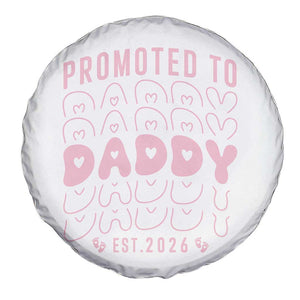 Promoted To Daddy 2026 New Girl Dad Spare Tire Cover First Time Fathers Day Gift TS12 Print Your Wear
