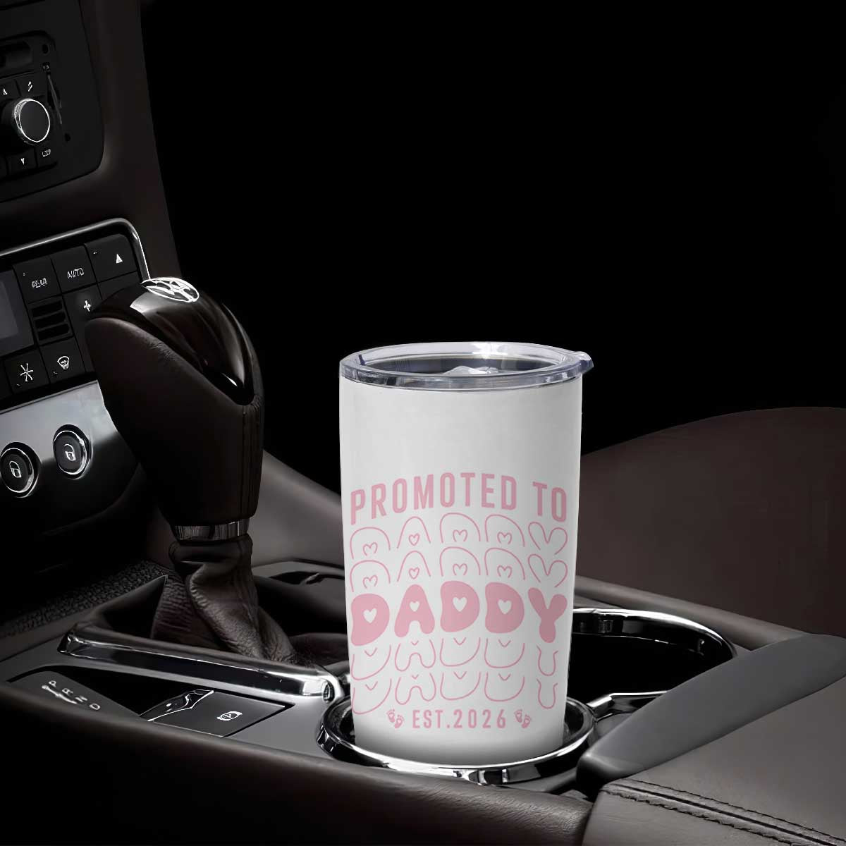 Promoted To Daddy 2026 New Girl Dad Tumbler Cup First Time Fathers Day Gift TS12 Print Your Wear