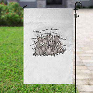 Funny Raccoon Grandma Garden Flag Grandmother Chaos Trash Panda TS12 Print Your Wear