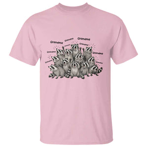 Funny Raccoon Grandma T Shirt Grandmother Chaos Trash Panda TS12 Light Pink Print Your Wear