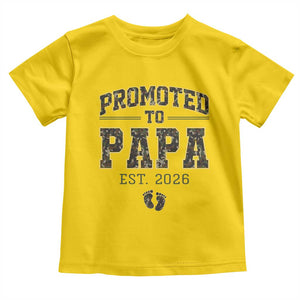 Promoted To Dad Est 2026 Camo Toddler T Shirt Hunting Style New Dad Gift Graphic TS12 Daisy Print Your Wear