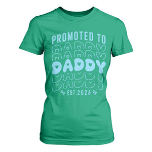 Promoted To Daddy 2026 New Boy Dad T Shirt For Women First Time Fathers Day Gift TS12 Irish Green Print Your Wear