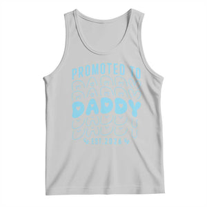 Promoted To Daddy 2026 New Boy Dad Tank Top First Time Fathers Day Gift TS12 Ash Print Your Wear