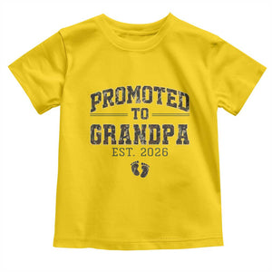 Promoted To Grandpa Est 2026 Toddler T Shirt Vintage Camo Grandpa Graphic TS12 Daisy Print Your Wear