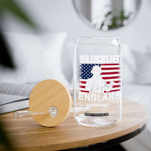 Funny 4th Of July George Washington Glass Can Suck It England