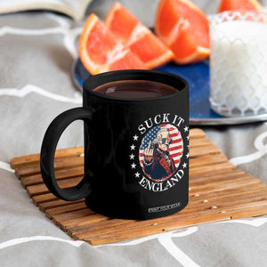 Funny George Washington Revolutionary War Coffee Mug Suck It England