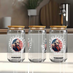 Funny George Washington Revolutionary War Glass Can Suck It England