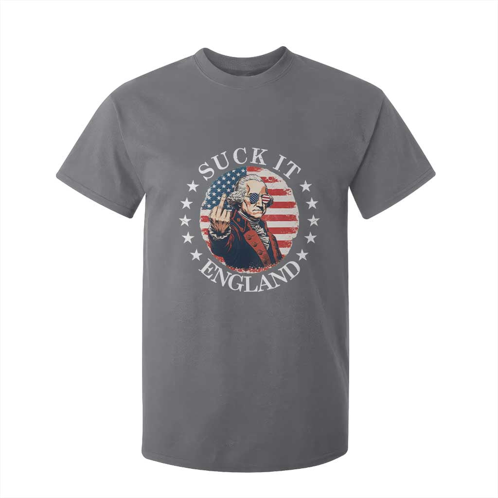 Funny George Washington Revolutionary War T Shirt For Kid Suck It England