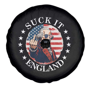 Funny George Washington Revolutionary War Spare Tire Cover Suck It England