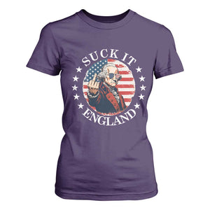 Funny George Washington Revolutionary War T Shirt For Women Suck It England