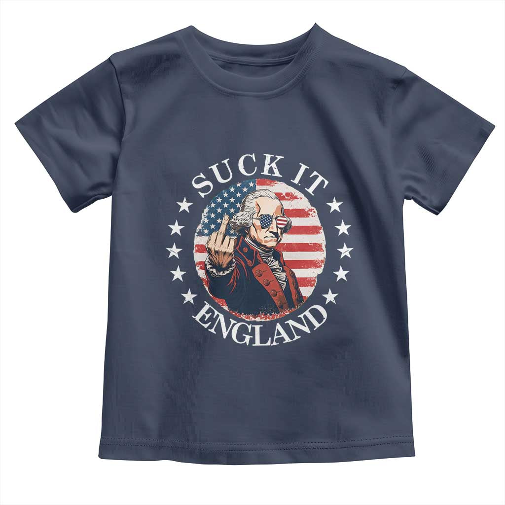Funny George Washington Revolutionary War Toddler T Shirt Suck It England