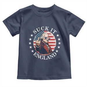 Funny George Washington Revolutionary War Toddler T Shirt Suck It England