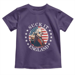 Funny George Washington Revolutionary War Toddler T Shirt Suck It England