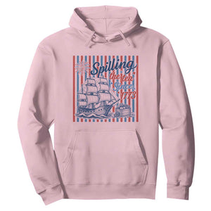 Spilling The Tea Since 1773 Hoodie Boston Tea Party USA History Humor